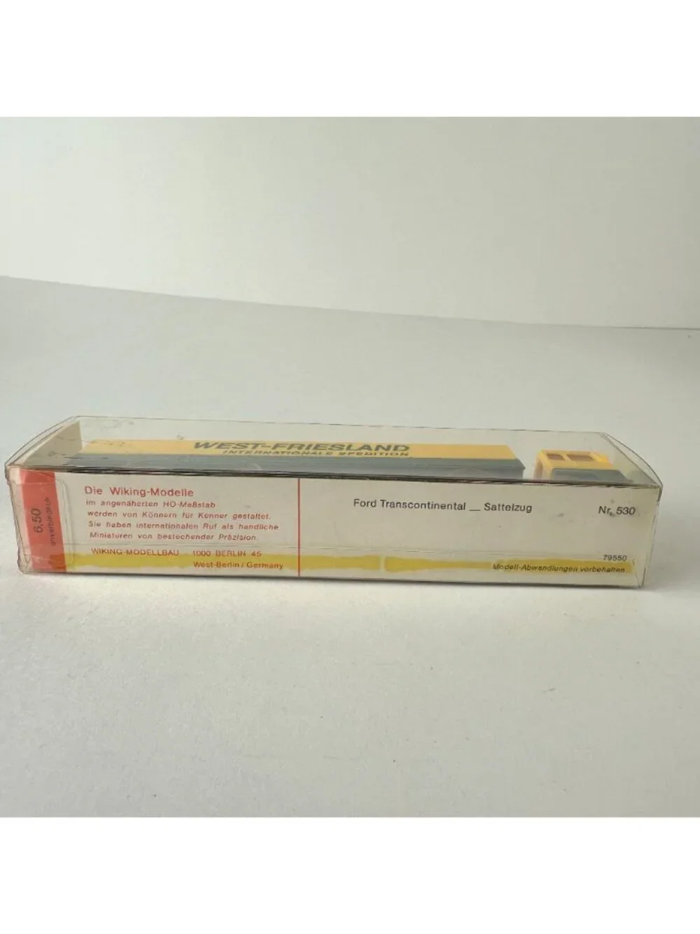 Wiking Ford Transcontinental Sattelzug Model Truck 530 Yellow & Green HO
